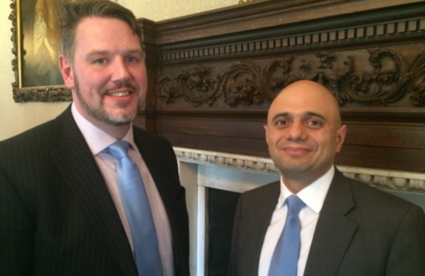 PCC John Campion and Rt Hon Sajid Javid MP